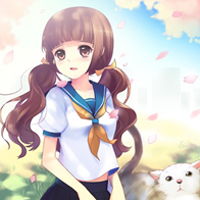  娇小可爱的卡通女生个性qq头像