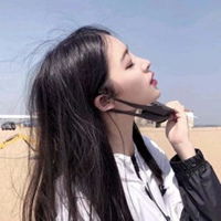  唯美少女图片头像侧面甜美可爱少女侧面头像