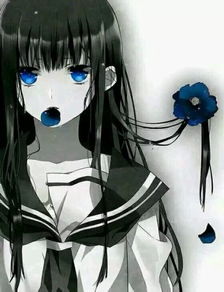  求一些蓝色瞳或者绿色和红色的二次元女生唯美头像