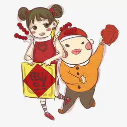  过大年卡通糖葫芦小女孩主题插画图片素材其他格式下载动漫人物大全
