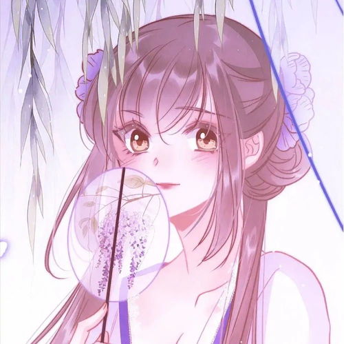  仙气古风动漫女生头像近城远山都是人间