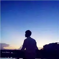  背影情侣头像,情侣头像夕阳背影一对