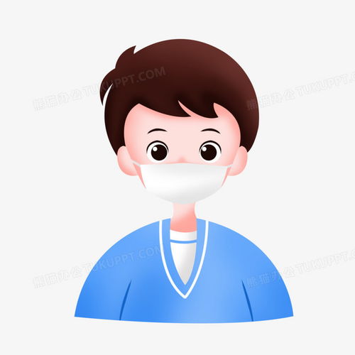 带口罩的男生头像动漫头