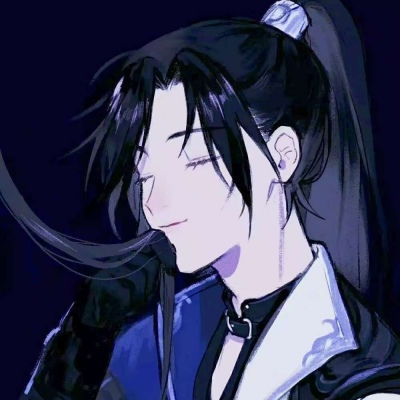  动漫手绘古风男生美男子头像