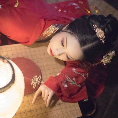  江孑ins意境古风气质魅力风恩典系女头