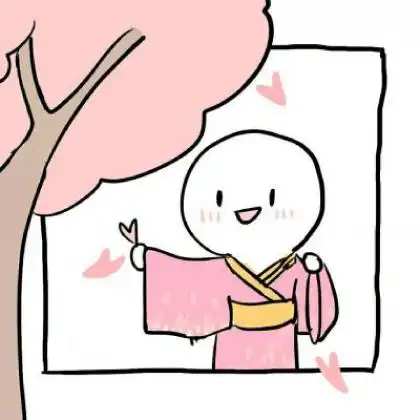 情侣头像卡通呆萌一对女