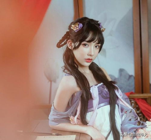  艾比穿起古装,满满的中国风,网友像画里的人物