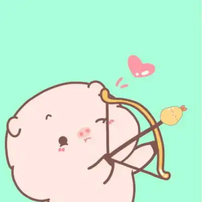 猪的情侣头像动漫