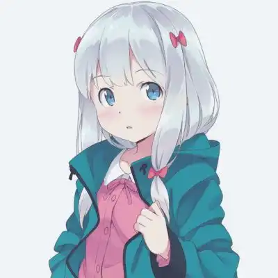 二次元的情侣头像分开一