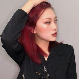  酷酷女生头像不同发色潮流女图