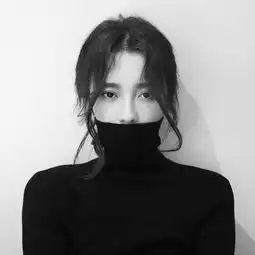 网红情侣头像一男一女黑
