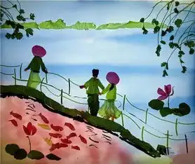  香菜拼出西湖美景快转给讨厌香菜的小伙伴看
