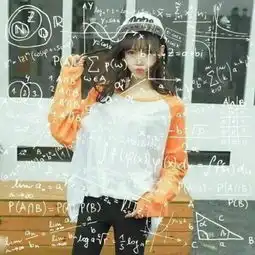  数学公式女生头像