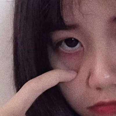  女头眼睛丧高冷伤感只露半边眼睛的部位头像女
