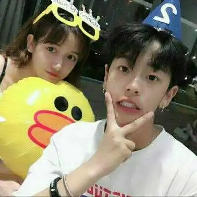 小丑女小丑男情侣头像扣
