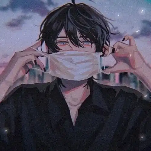  微信头像压迫感十足的动漫男生女生头像