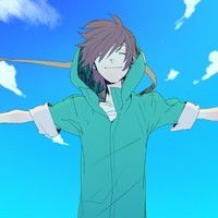  跪求蓝色意境的帅气动漫男生图片,最好是头像