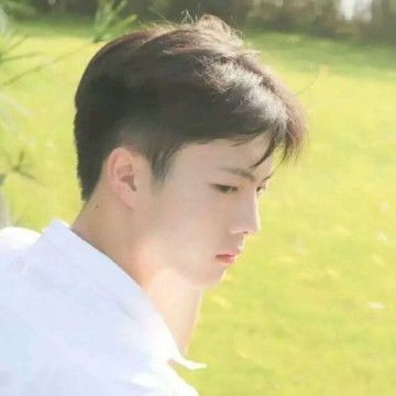 男生头像真人侧身