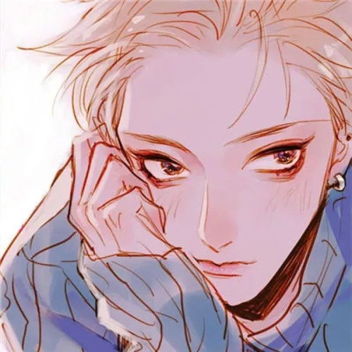 邪魅二次元男生头像帅哥