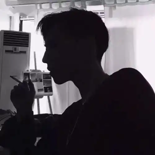 黑白头像情侣情侣头像