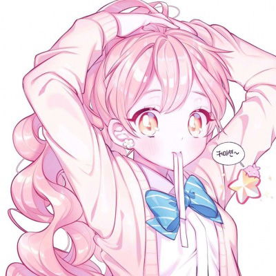  二次元女生头像清纯动漫少女图片可爱萌