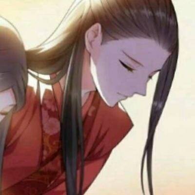 动漫头像女生古风红衣情