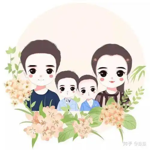 亲子头像一女一儿高清