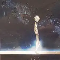 qq头像情侣背影星空一对