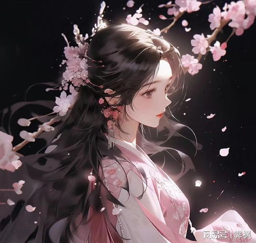  古风女子头像,花开有落时,人生容易老