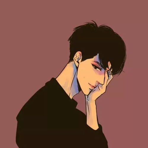  头像一组动漫男生头像