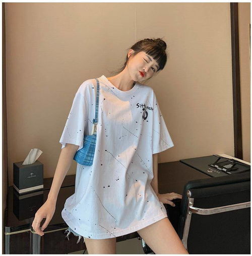  卓纪2020新款韩版设计感短袖t恤女夏季ins超火半袖宽松网红上衣服潮