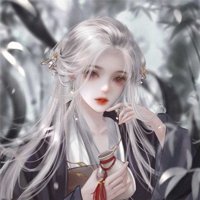  古风喝酒手绘神仙女生动漫头像图片,好看的头像图片古风