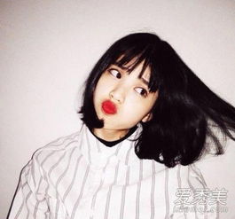 好看的头像图片女生刘海