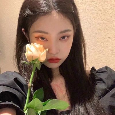  真人女头ins风女生小清新意境