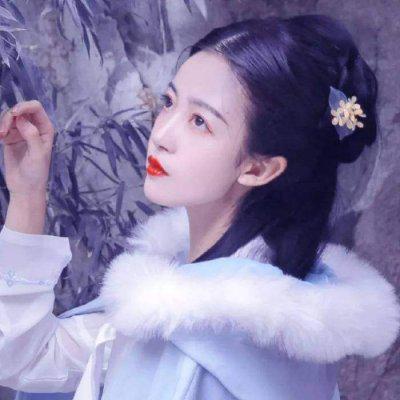  古风头像女生仙气真人懵懂少女有点冷酷的