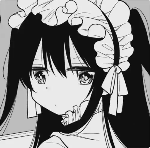  第589期日漫女头0308精选黑白日漫女生头像60张