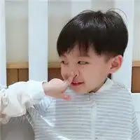  情侣头像呆萌两张配对小孩微信头像图片大全