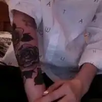  社会纹身男女情侣头像