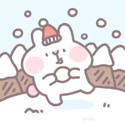  可爱兔兔猪猪情侣头像林芙