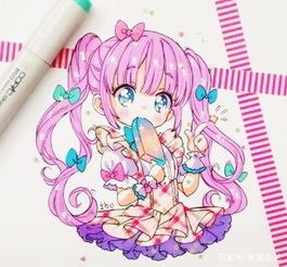  十二星座专属马克笔手绘,巨蟹座制服少女,双鱼座可爱值爆表