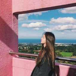  唯美风景背景的女生头像小清新女生qq头像