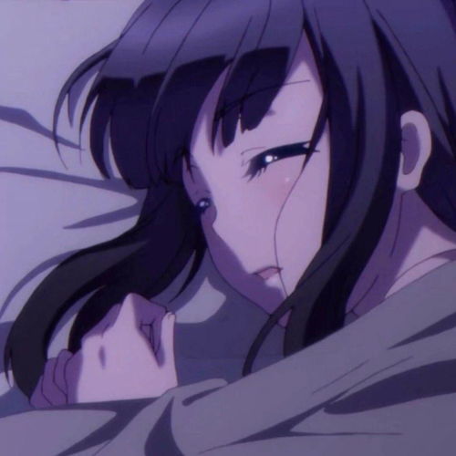  有没有比较丧的动漫头像女生oo