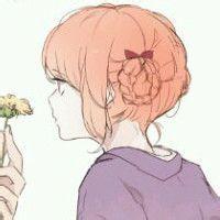  一只手拿花图片唯美