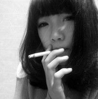  qq伤感颓废女生头像