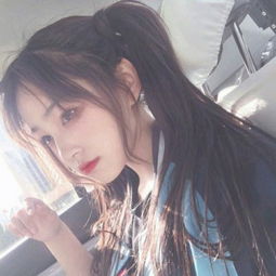  qq头像女生侧颜长发好看的