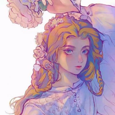  手绘动漫女生头像,手绘动漫头像女ins高级质感