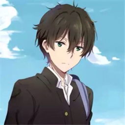 邪魅二次元男生头像情侣