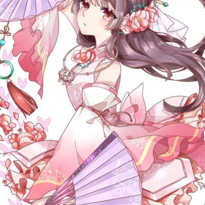  动漫古风女子头像