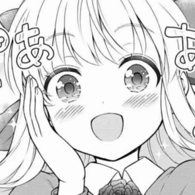  川迩动漫黑白女生头像愿喜