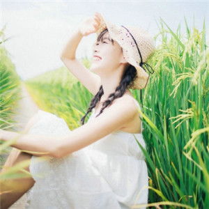  戴帽子的美女头像小清新夏季戴帽子的清纯美少女图片
